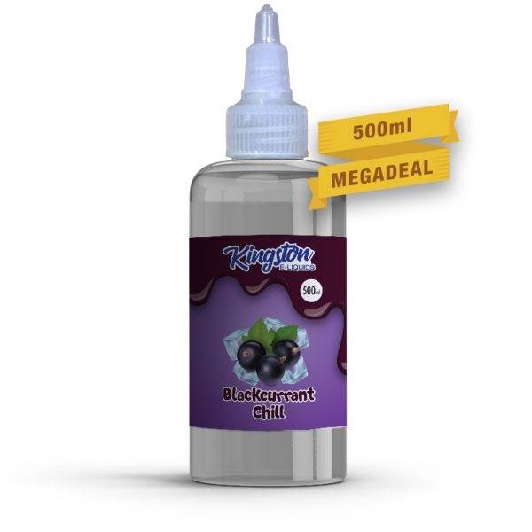 Kingston MegaSaver | Blackcurrant Chill | 500ml Shortfill | 0mg - IFANCYONE WHOLESALE