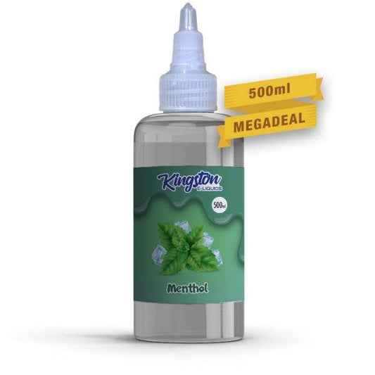 Kingston MegaSaver | Menthol | 500ml Shortfill | 0mg - IFANCYONE WHOLESALE