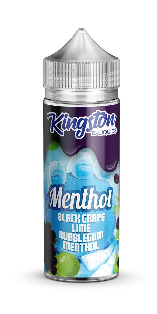 Kingston Menthol | Black Grape & Lime Bubblegum Menthol | 100ml Shortfill | 0mg - IFANCYONE WHOLESALE