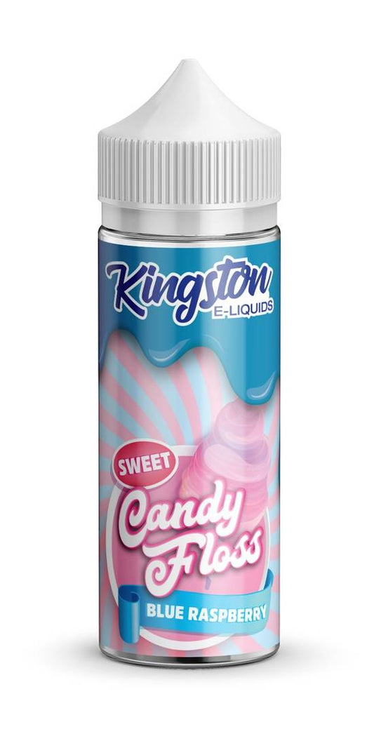 Kingston Candy Floss | Blue Raspberry | 100ml Shortfill | 0mg - IFANCYONE WHOLESALE