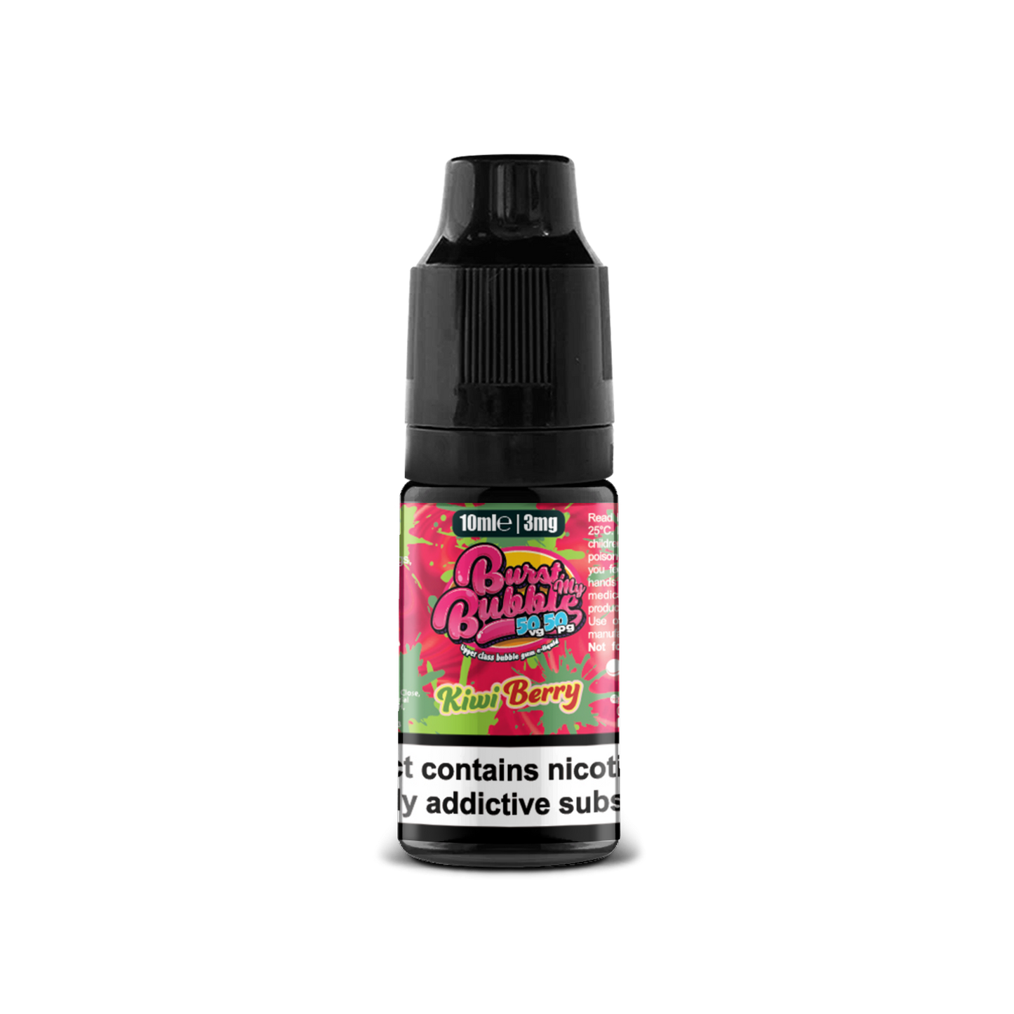 Burst my Bubble 50/50 Range | KIWI BERRY | 10ml Single | Various Nicotine Strengths - IFANCYONE WHOLESALE