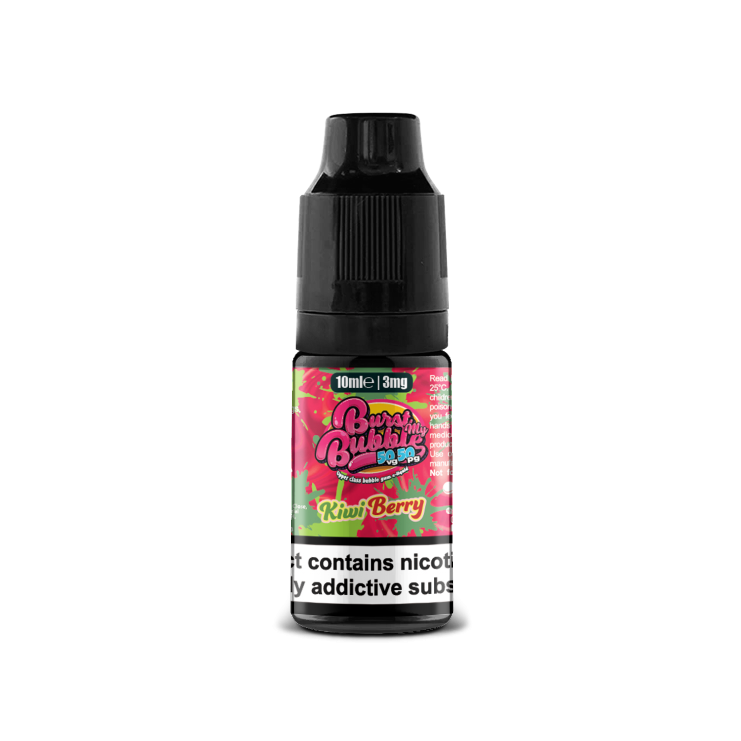 Burst my Bubble 50/50 Range | KIWI BERRY | 10ml Single | Various Nicotine Strengths - IFANCYONE WHOLESALE