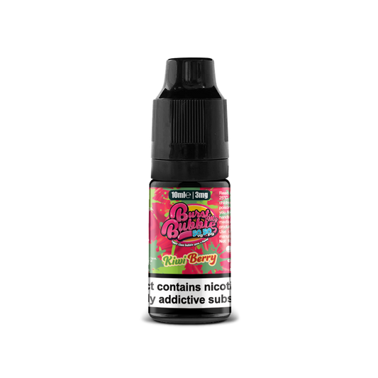 Burst my Bubble 50/50 Range | KIWI BERRY | 10ml Single | Various Nicotine Strengths - IFANCYONE WHOLESALE