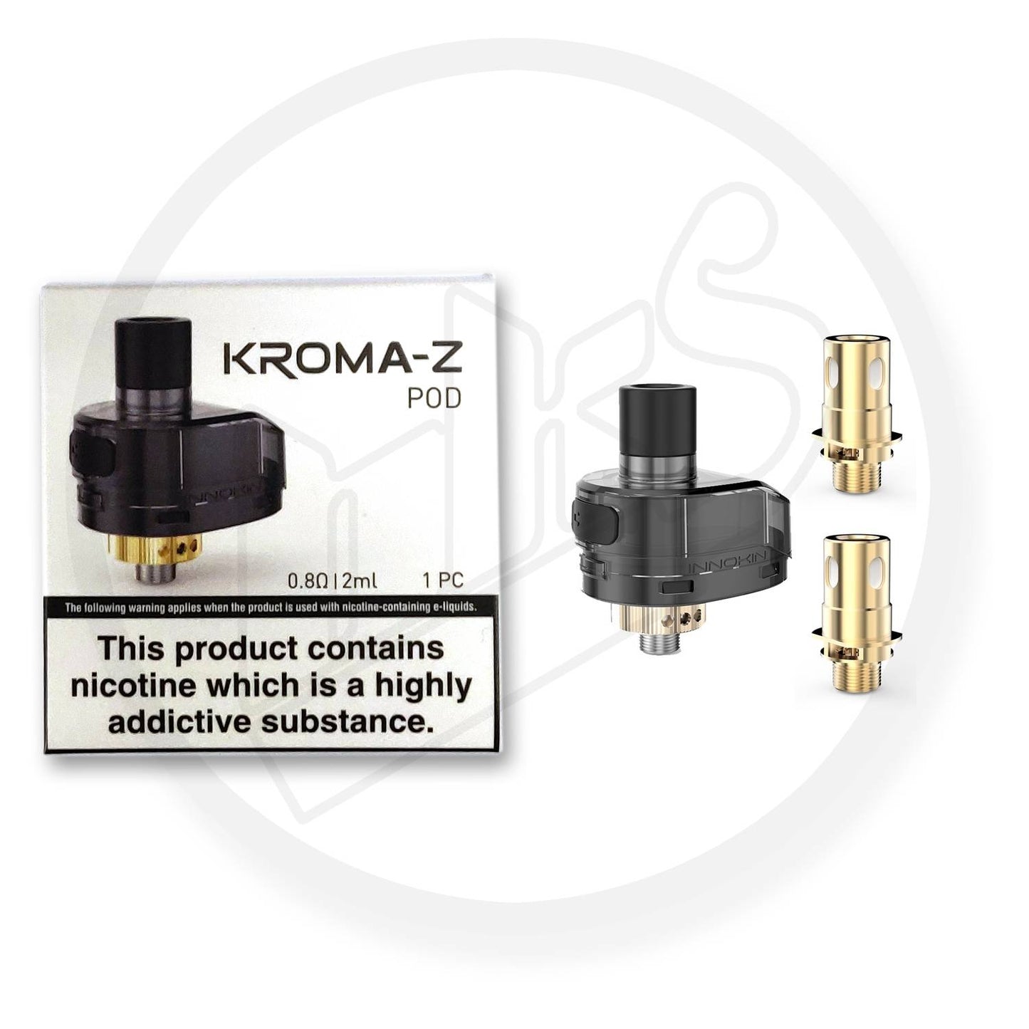 Innokin | Kroma-Z / Kroma Z Replacement Pod Pack | 1 x Pod / 2 x Coils - IFANCYONE WHOLESALE