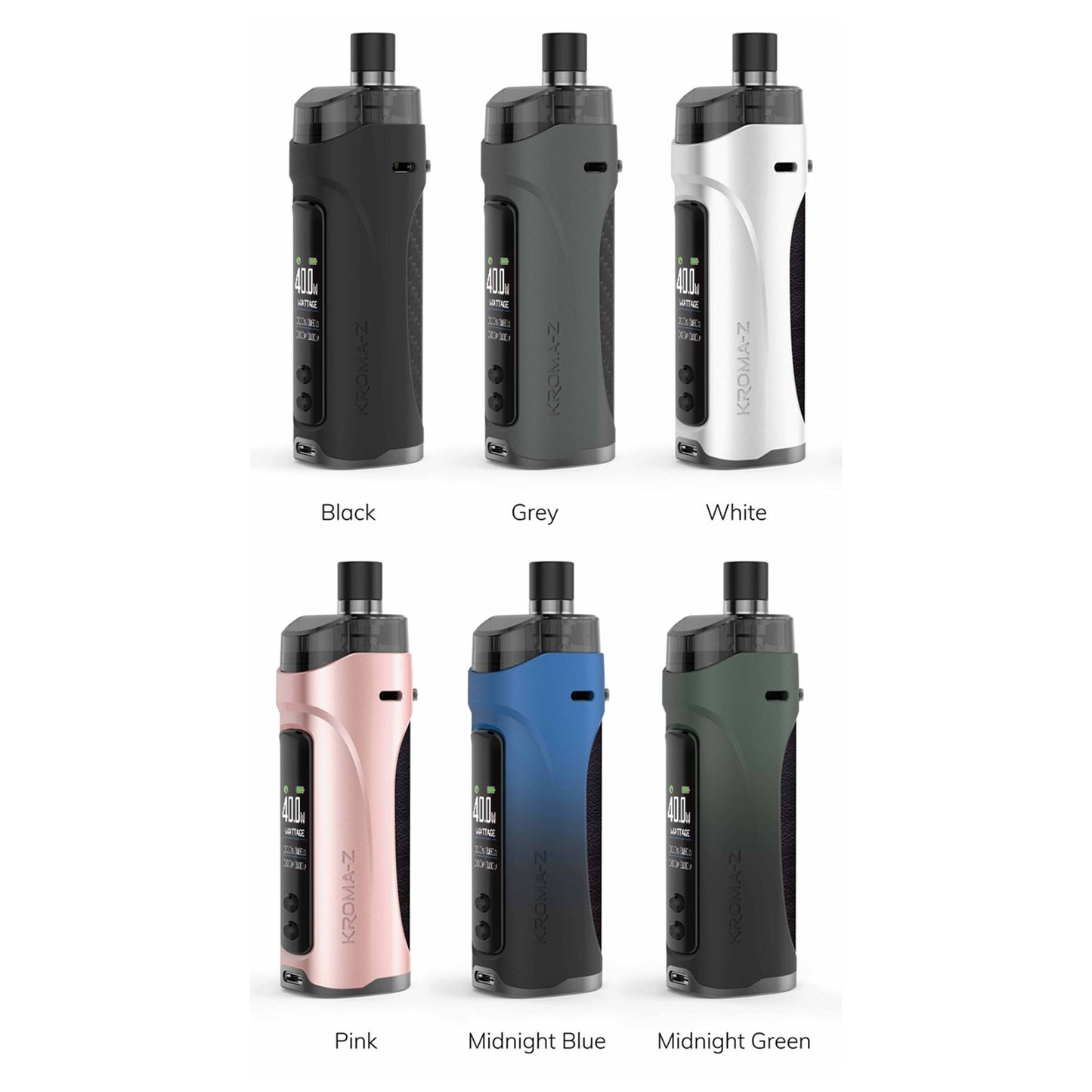 Innokin | Kroma-Z / Kroma Z 40W Pod Mod Kit | 3000mAh | 2ml - IFANCYONE WHOLESALE