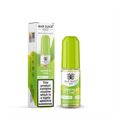 Bar Juice 5000 | 10ml Nicotine Salts Disposable Flavour E-Liquids | 10ml Bottles | 10mg / 20mg Nic Salt