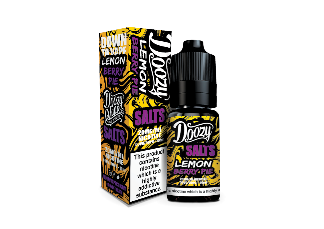 Doozy Salts | Lemon Berry Pie | 10ml Single | 10mg / 20mg Nicotine Salt - IFANCYONE WHOLESALE