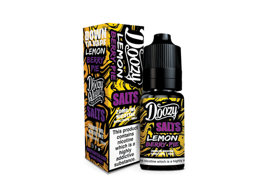 Doozy Salts | Lemon Berry Pie | 10ml Single | 10mg / 20mg Nicotine Salt - IFANCYONE WHOLESALE