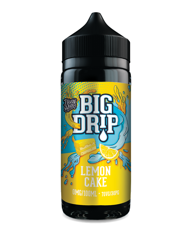 Big Drip by Doozy Vape Co | LEMON CAKE | 100ml Shortfill | 0mg - IFANCYONE WHOLESALE