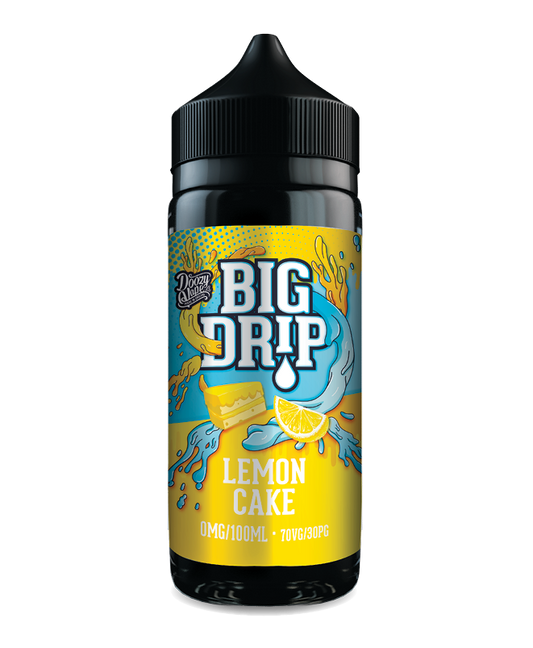 Big Drip by Doozy Vape Co | LEMON CAKE | 100ml Shortfill | 0mg - IFANCYONE WHOLESALE