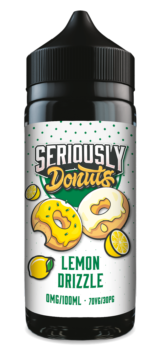 Seriously Donuts by Doozy Vape Co | Lemon Drizzle | 100ml Shortfill | 0mg - IFANCYONE WHOLESALE