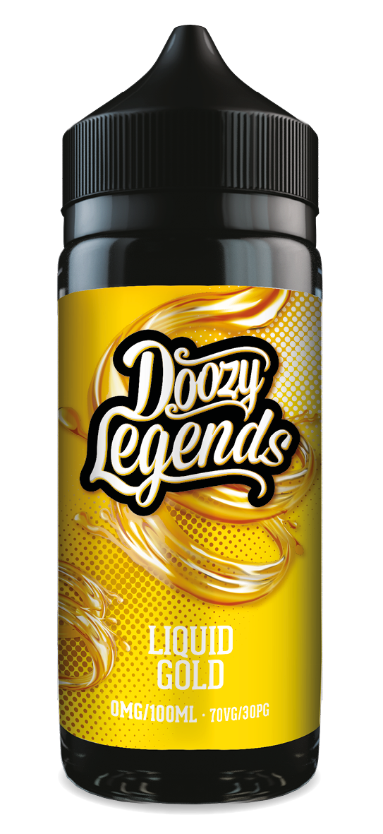 Doozy Vape Co Legends | Liquid Gold | 100ml Shortfill | 0mg - IFANCYONE WHOLESALE