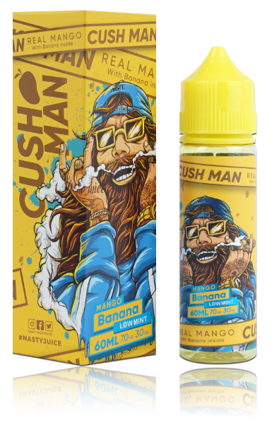 Nasty Juice Cush Man | Mango Banana | 50ml Shortfill | 0mg - IFANCYONE WHOLESALE