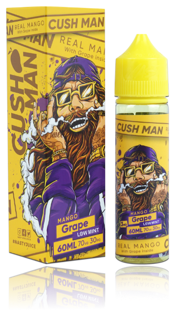 Nasty Juice Cush Man | Mango Grape | 50ml Shortfill | 0mg - IFANCYONE WHOLESALE