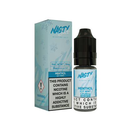 Nasty Salts | Menthol | 10ml Single | 10mg / 20mg Nicotine Salts