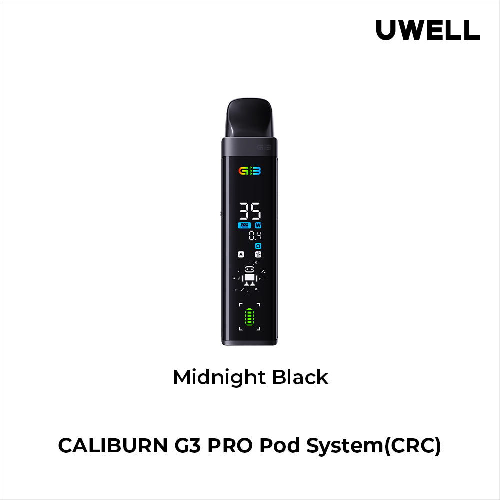 UWELL | Caliburn G3 PRO Pod Kit | 35W | 1000mAh | G Pod Compatible | **NEW COLOURS COMING SOON**