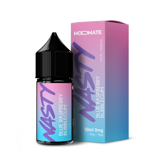 Nasty Juice MODMATE | Blue Raspberry Bubblegum | 50ml Mod Mate Shortfill E-Liquid | 0mg - IFANCYONE WHOLESALE