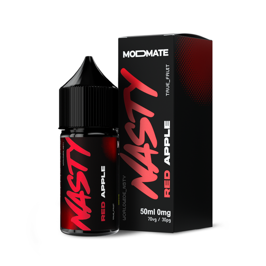 Nasty Juice MODMATE | Red Apple | 50ml Mod Mate Shortfill E-Liquid | 0mg - IFANCYONE WHOLESALE