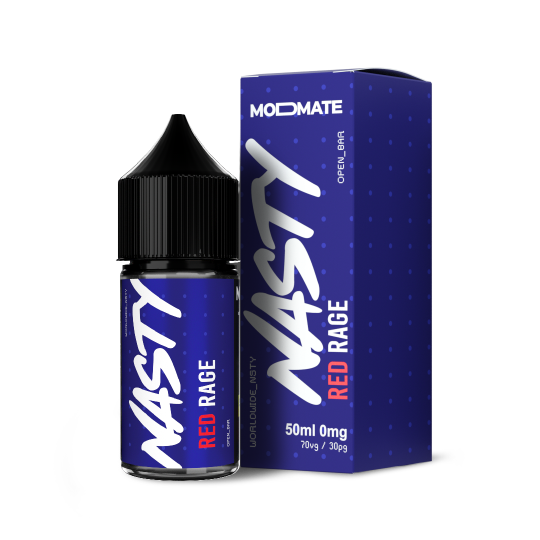 Nasty Juice MODMATE | Red Rage | 50ml Mod Mate Shortfill E-Liquid | 0mg - IFANCYONE WHOLESALE