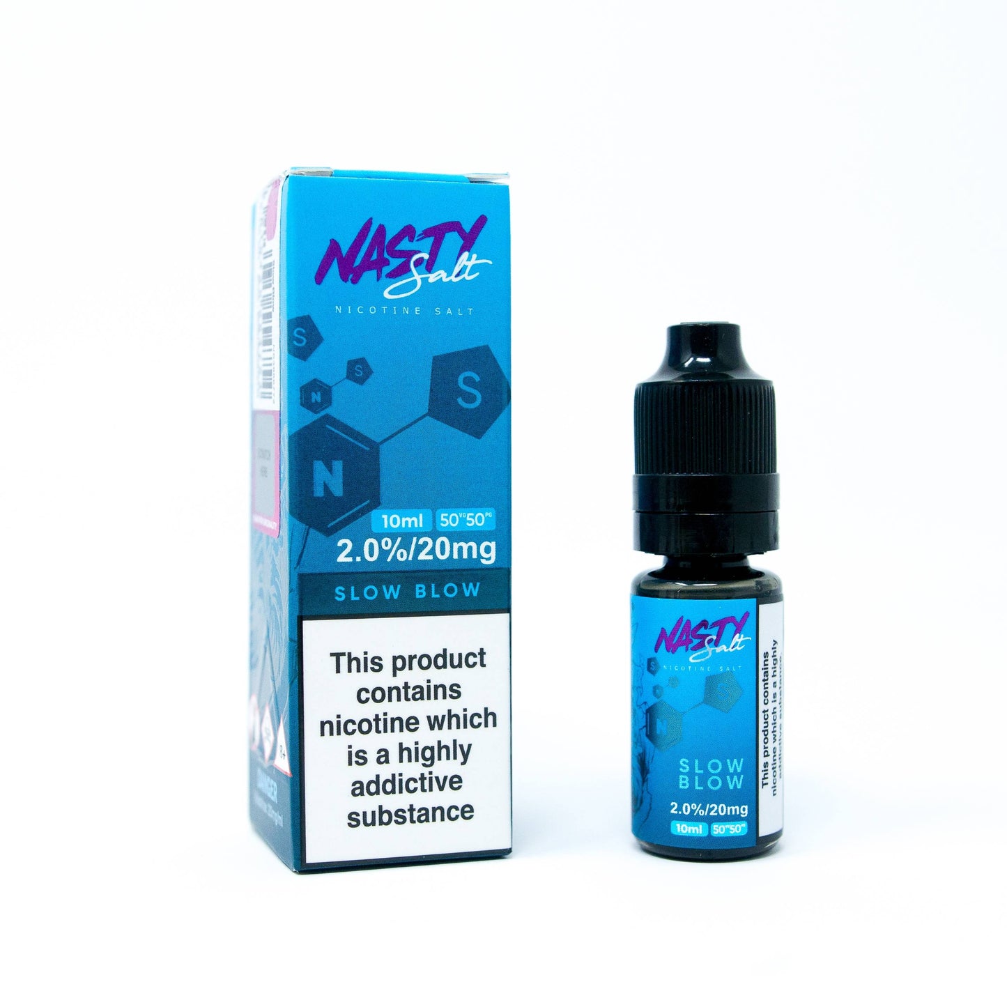 Nasty Salts | Slow Blow | 10ml Single | 10mg / 20mg Nicotine Salts