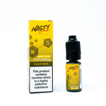 Nasty Salts | Cush Man | 10ml Single | 10mg / 20mg Nicotine Salts