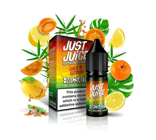 Just Juice Exotic Fruits Nic Salts | Lulo & Citrus | 10ml Single | 11mg / 20mg Nicotine Salt - IFANCYONE WHOLESALE