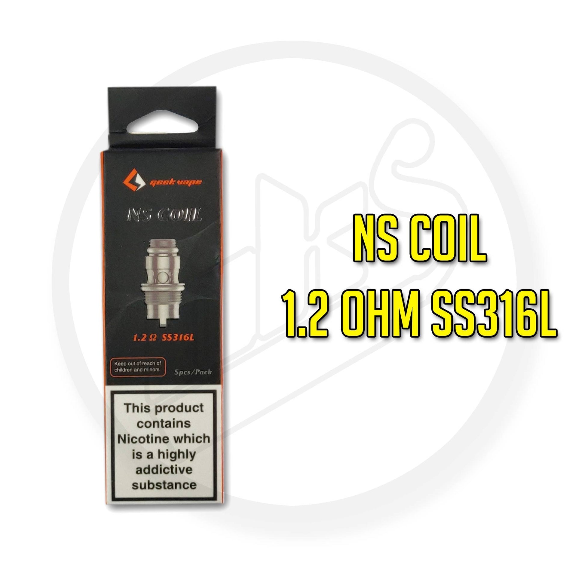 Geek Vape | NS MTL Coils | Flint / Frenzy | SS316L Temp Coil | Pack of 5 - IFANCYONE WHOLESALE