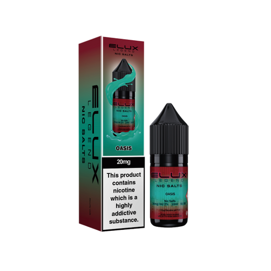 ELUX | Elux Legend 10ml Nicotine Salt E-Liquids | OASIS | 10mg / 20mg Nic Salts