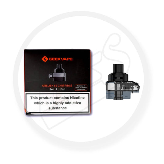 Geek Vape | Obelisk 65 Replacement Pod Cartridge | 2ml | 1 x Single - IFANCYONE WHOLESALE