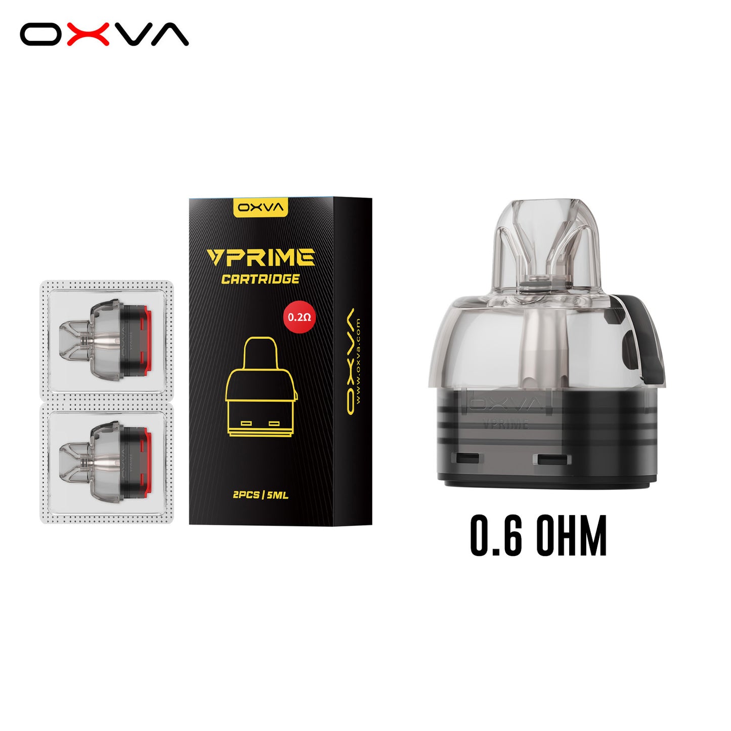 OXVA | VPRIME Pod Vape Cartridges | Pack of 2 | XL