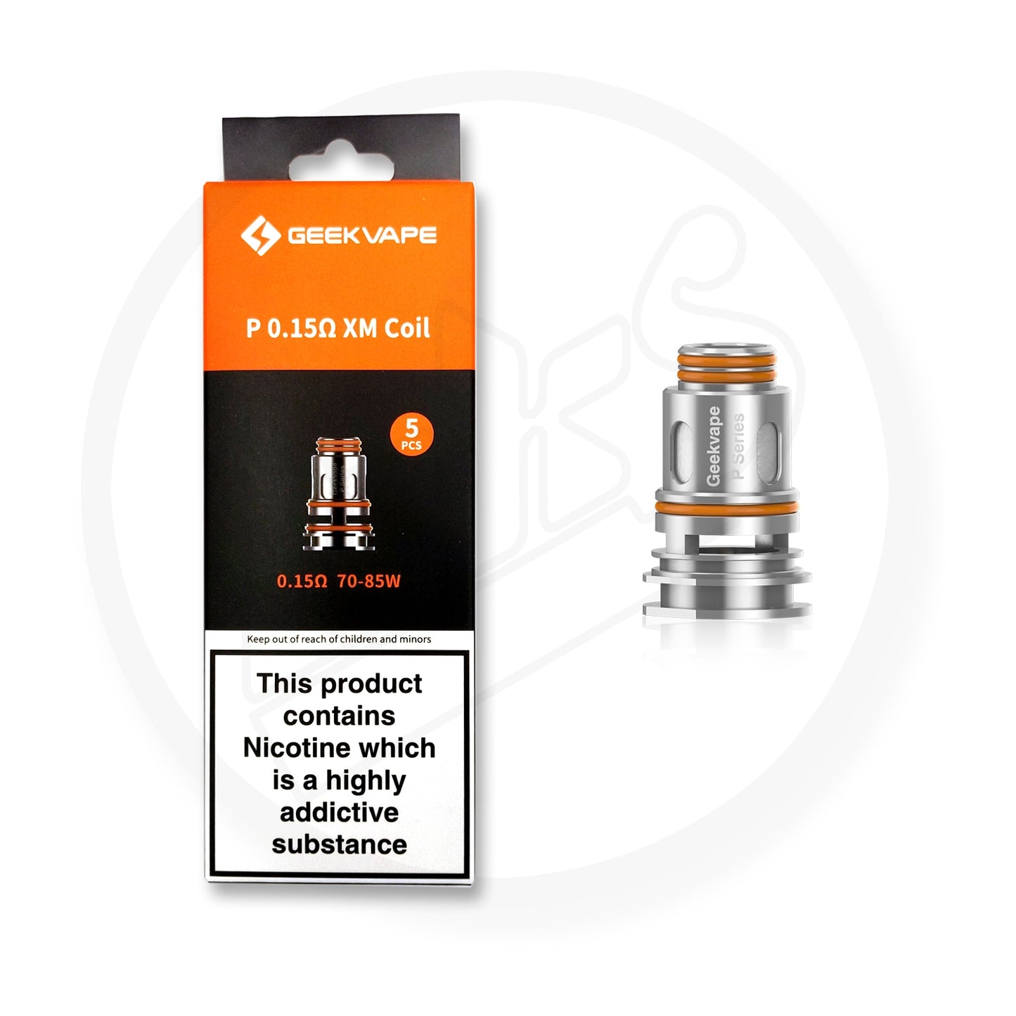 Geek Vape | P Series Coils | Aegis Boost Pro / Obelisk 60 | 0.15 Ohms XM | Pack of 5 - IFANCYONE WHOLESALE