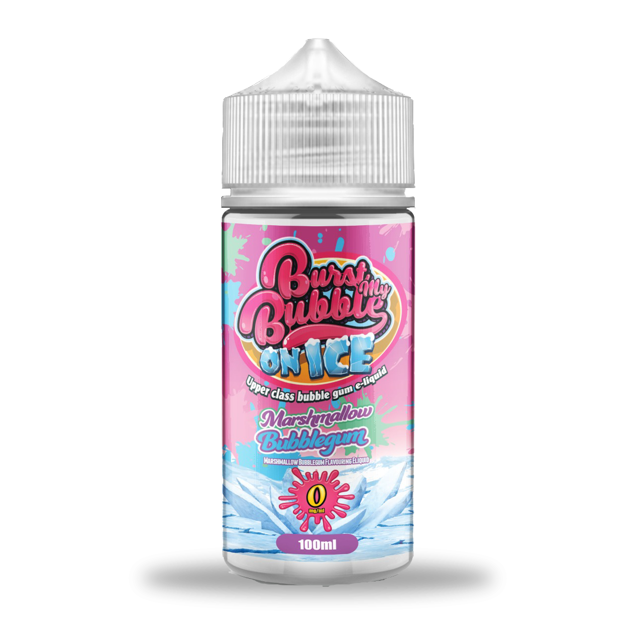 Burst My Bubble On Ice | MARSHMALLOW BUBBLEGUM ICE | 100ml Shortfill | 0mg - IFANCYONE WHOLESALE