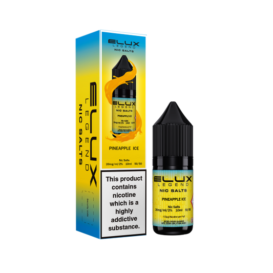 ELUX | Elux Legend 10ml Nicotine Salt E-Liquids | PINEAPPLE ICE | 10mg / 20mg Nic Salts