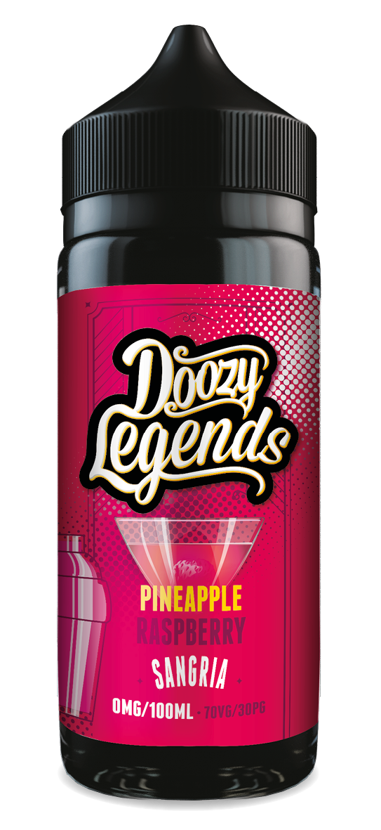 Doozy Vape Co Legends | Pineapple Raspberry Sangria | 100ml Shortfill | 0mg - IFANCYONE WHOLESALE