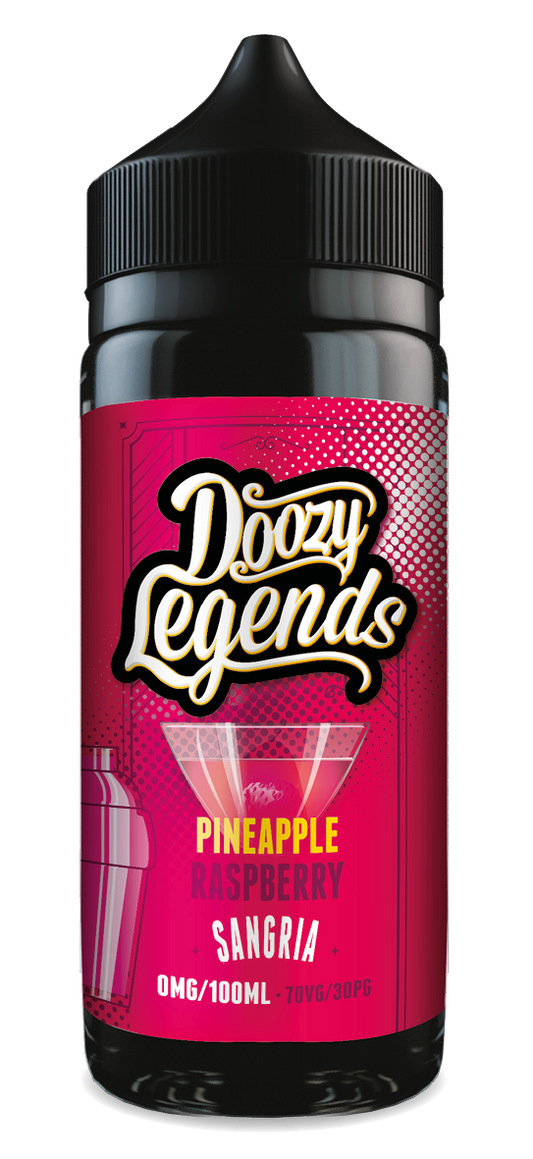 Doozy Vape Co Legends | Pineapple Raspberry Sangria | 100ml Shortfill | 0mg - IFANCYONE WHOLESALE