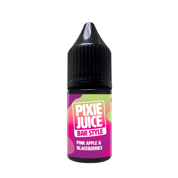 Pixie Juice BAR STYLE Nicotine Salts | PINK APPLE & BLACKBERRIES | 10ml