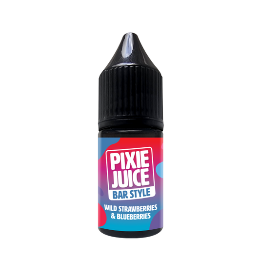 Pixie Juice BAR STYLE Nicotine Salts | WILD STRAWBERRIES & BLUEBERRIES | 10ml