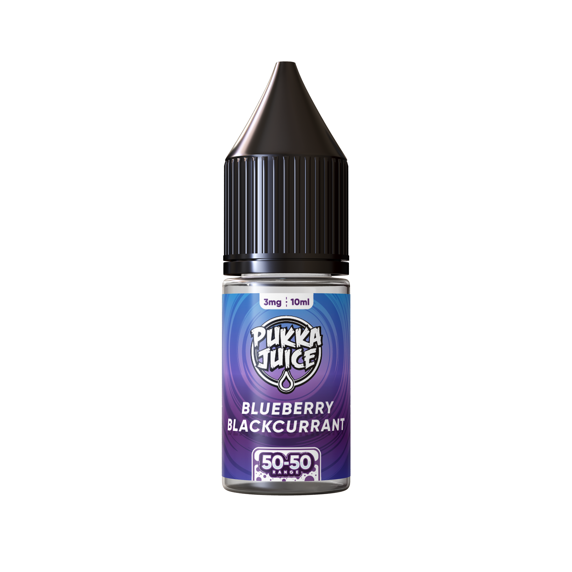 Pukka Juice | 50/50 Range | BLUEBERRY BLACKCURRANT | 10ml TPD Bottles | Various Nicotine Strength - IFANCYONE WHOLESALE