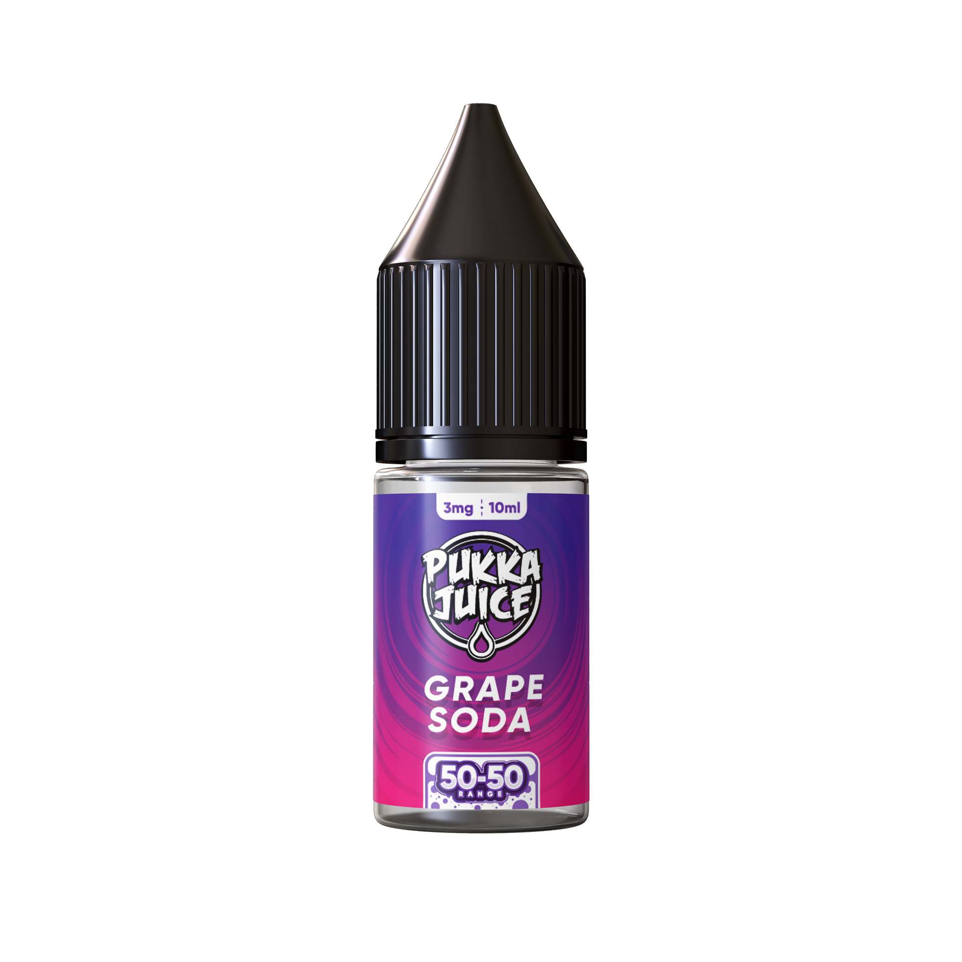 Pukka Juice | 50/50 Range | GRAPE SODA | 10ml TPD Bottles | Various Nicotine Strength - IFANCYONE WHOLESALE