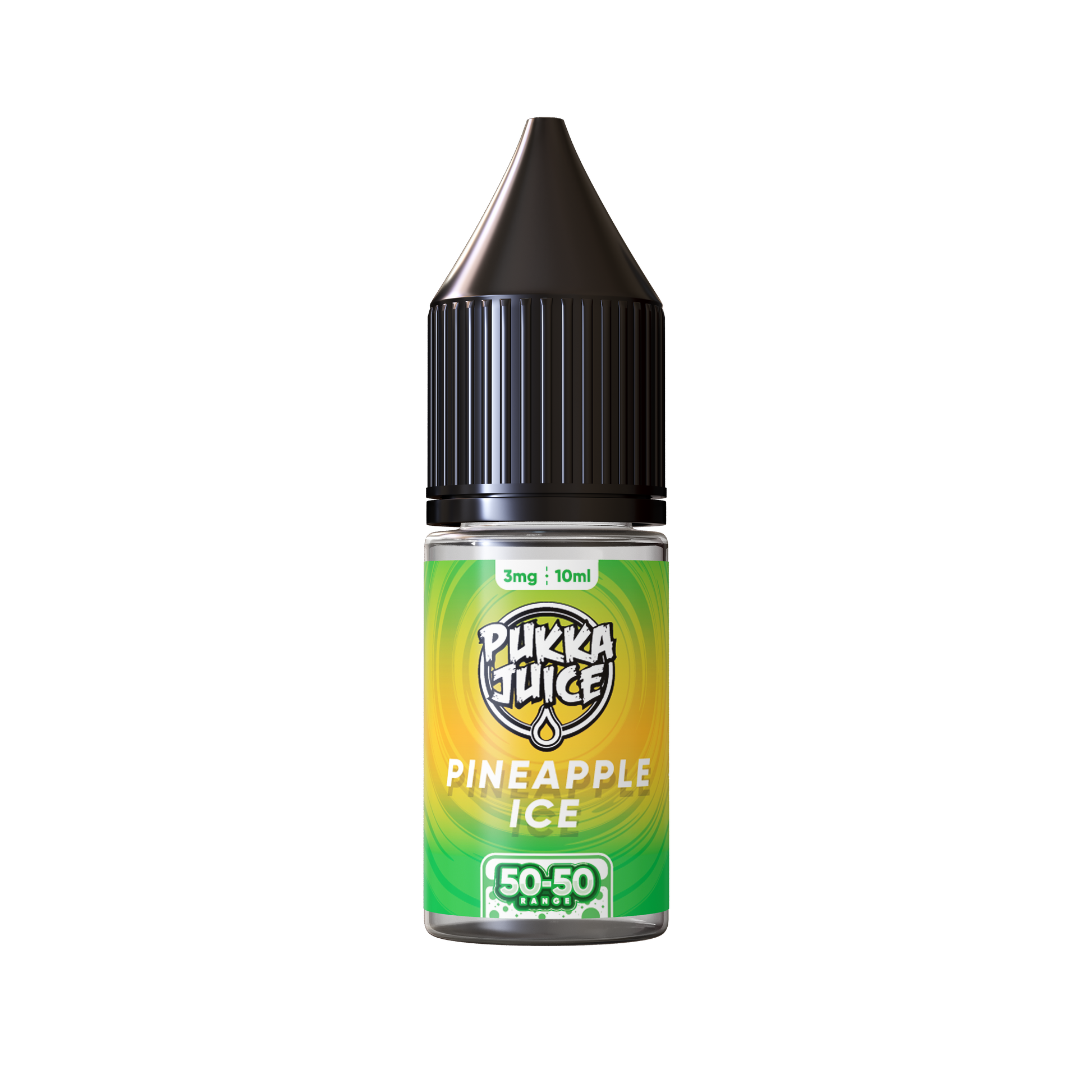 Pukka Juice | 50/50 Range | PINEAPPLE ICE | 10ml TPD Bottles | Various Nicotine Strength - IFANCYONE WHOLESALE