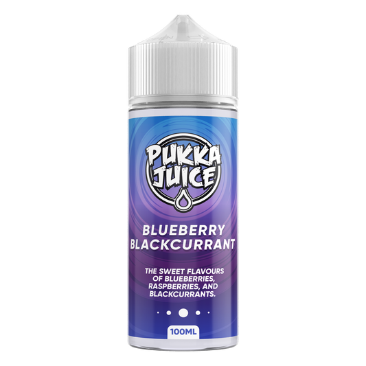 Pukka Juice | 100ml Shortfill Range | BLUEBERRY BLACKCURRANT | 0mg - IFANCYONE WHOLESALE