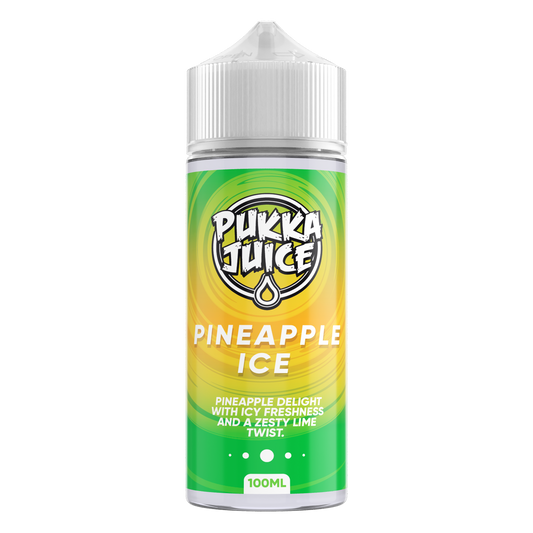 Pukka Juice | 100ml Shortfill Range | PINEAPPLE ICE | 0mg - IFANCYONE WHOLESALE