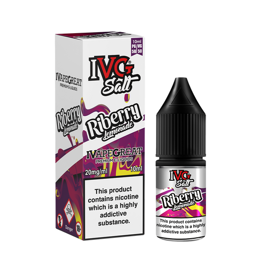 I VG Salts | STRAWBERRY JAM YOGHURT | 10ml Single | 10mg / 20mg Nicotine Salts - IFANCYONE WHOLESALE