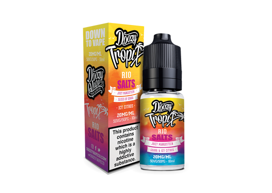 Doozy Salts | Tropix Range | Rio | 10ml Single | 10mg / 20mg Nicotine Salts - IFANCYONE WHOLESALE