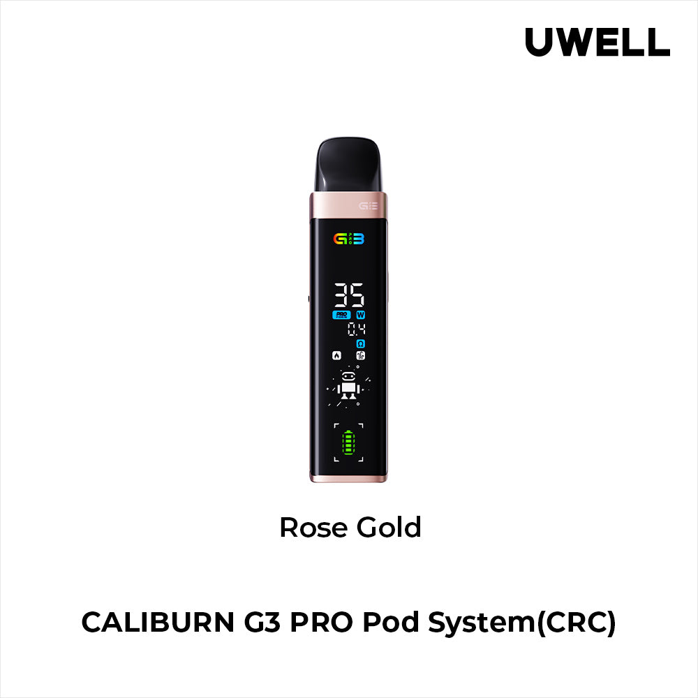 UWELL | Caliburn G3 PRO Pod Kit | 35W | 1000mAh | G Pod Compatible | **NEW COLOURS COMING SOON**