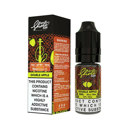 Nasty Shisha Salts | Double Apple | 10ml Single | 10mg / 20mg Nicotine Salt