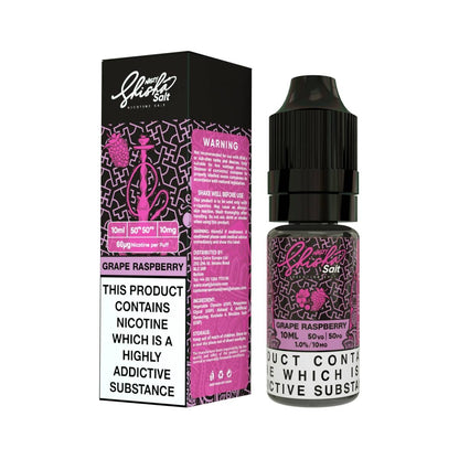 Nasty Shisha Salts | Grape Raspberry | 10ml Single | 10mg / 20mg Nicotine Salt