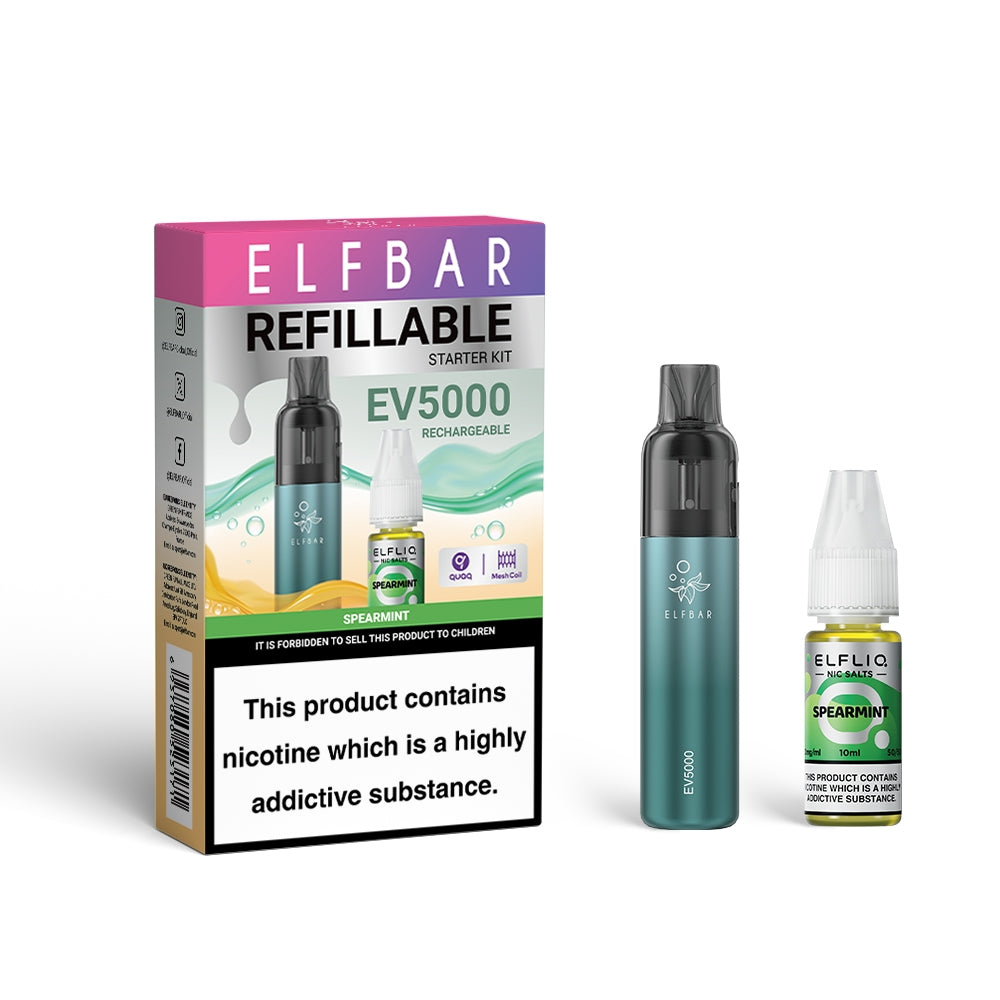 Elfbar | Elf Bar EV5000 Disposable Vape Kit + Elfliq 10ml Nic Salt E-Liquid |