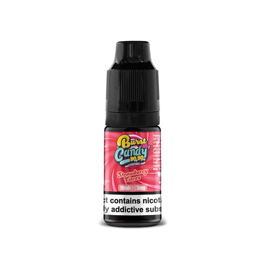 Burst my Candy 50/50 Range | STRAWBERRY LACES | 10ml Single | Various Nicotine Strengths - IFANCYONE WHOLESALE