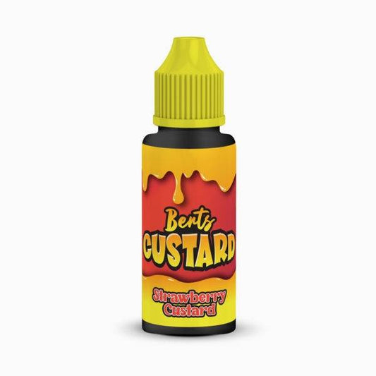Kingston Bert's Custard | Strawberry | 100ml Shortfill | 0mg - IFANCYONE WHOLESALE